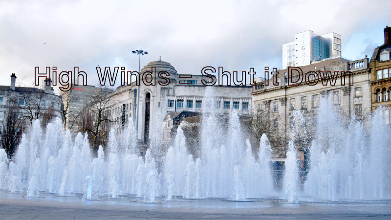 Anemometers for Fountain Control