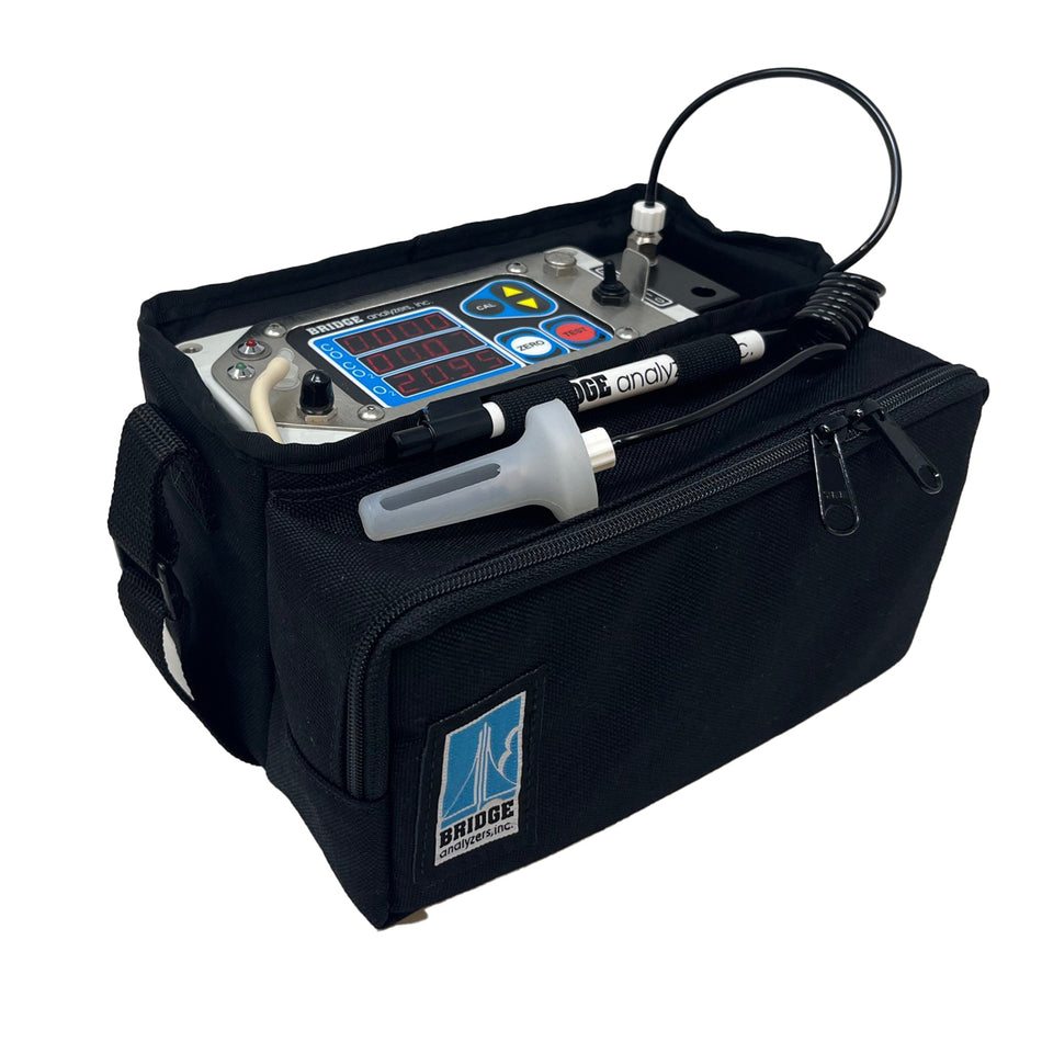 Bridge Trigas CO, CO₂, O₂ Headspace Analyzer for MAP Food Package Testing. NIST Calibrated. USA Made & Serviced.