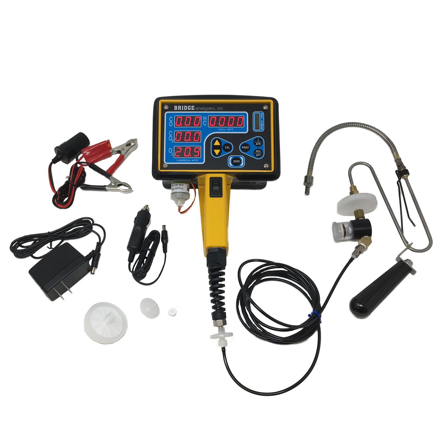 4 Gas Exhaust Gas Analyzer